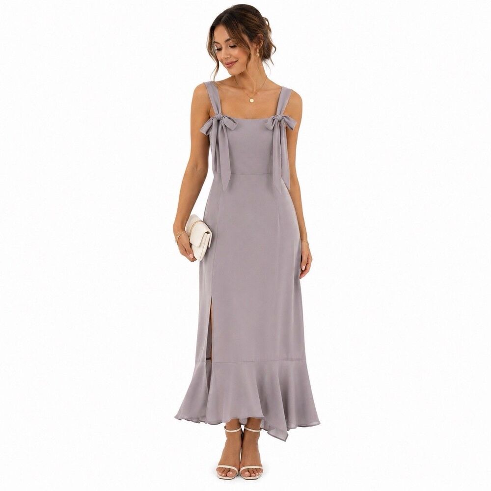 Show Me Your MUMU Size S Claire Midi Dress Bridesmaid Formal Flowy